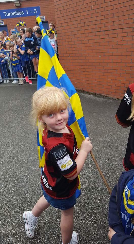 One young Wire fan will be mascot to Warrington Wolves against Wigan Warriors during the Dacia Magic Weekend at Newcastle next month. There's still time for more entries