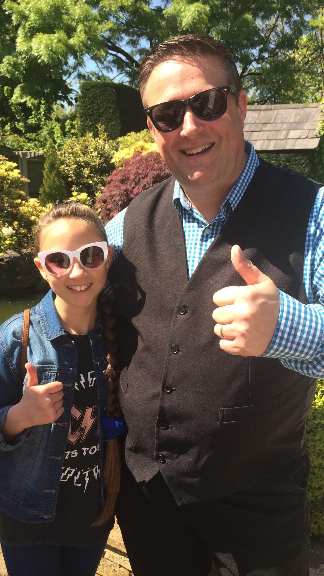 Dad and daughter through to live semi-finals