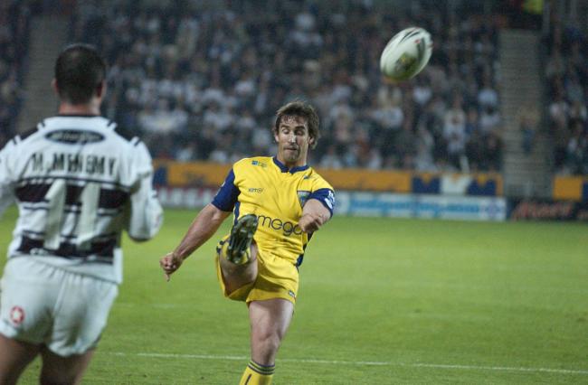 Andrew Johns on his second Warrington Wolves appearance away to Hull FC in 2005. Picture: Mike Boden