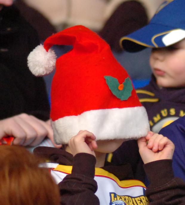 Warrington Guardian: Mystery fan at the Boxing Day game between Warrington and Leigh in 2006