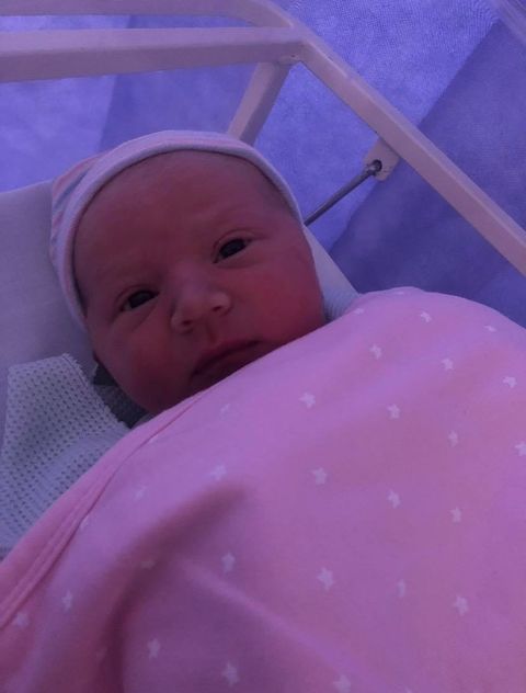 Warrington Guardian: Harlow Emily White, born May 10, weighing 8lb 4oz from Great Sankey
