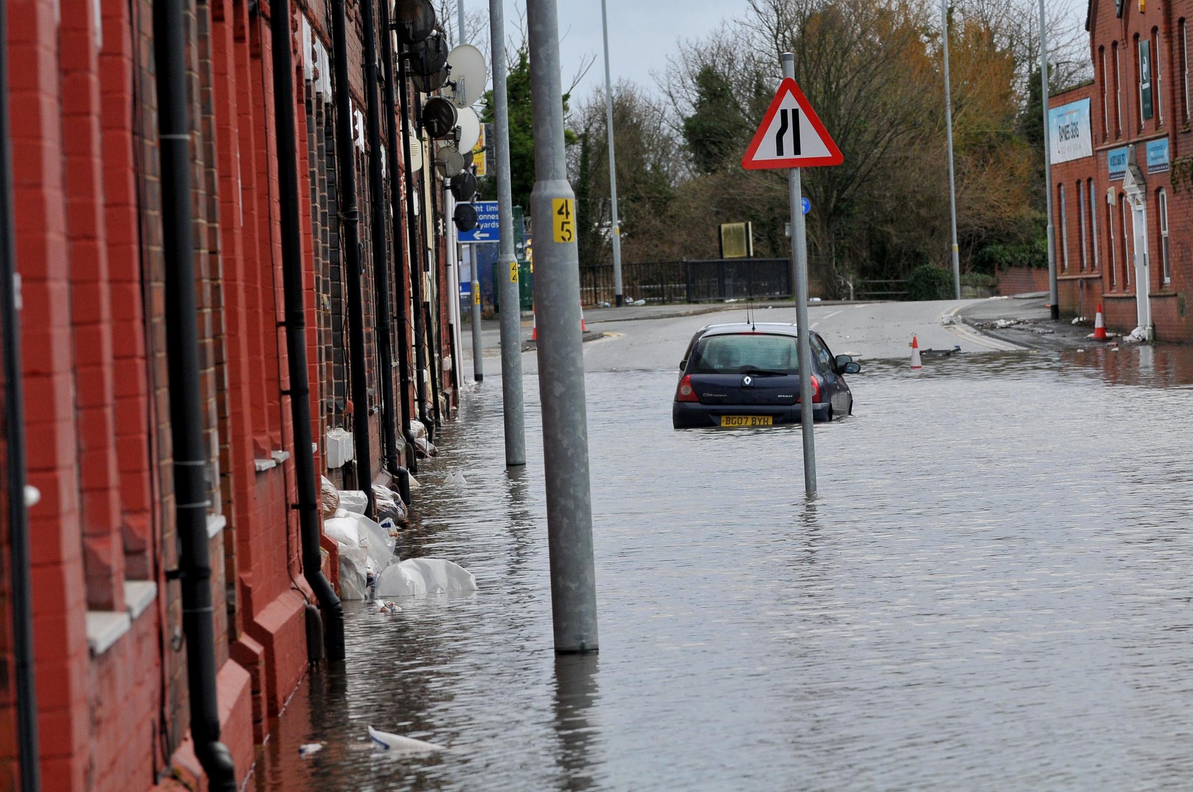 Warrington was hit with severe flooding in January this year (Image: Dave Gillespie)