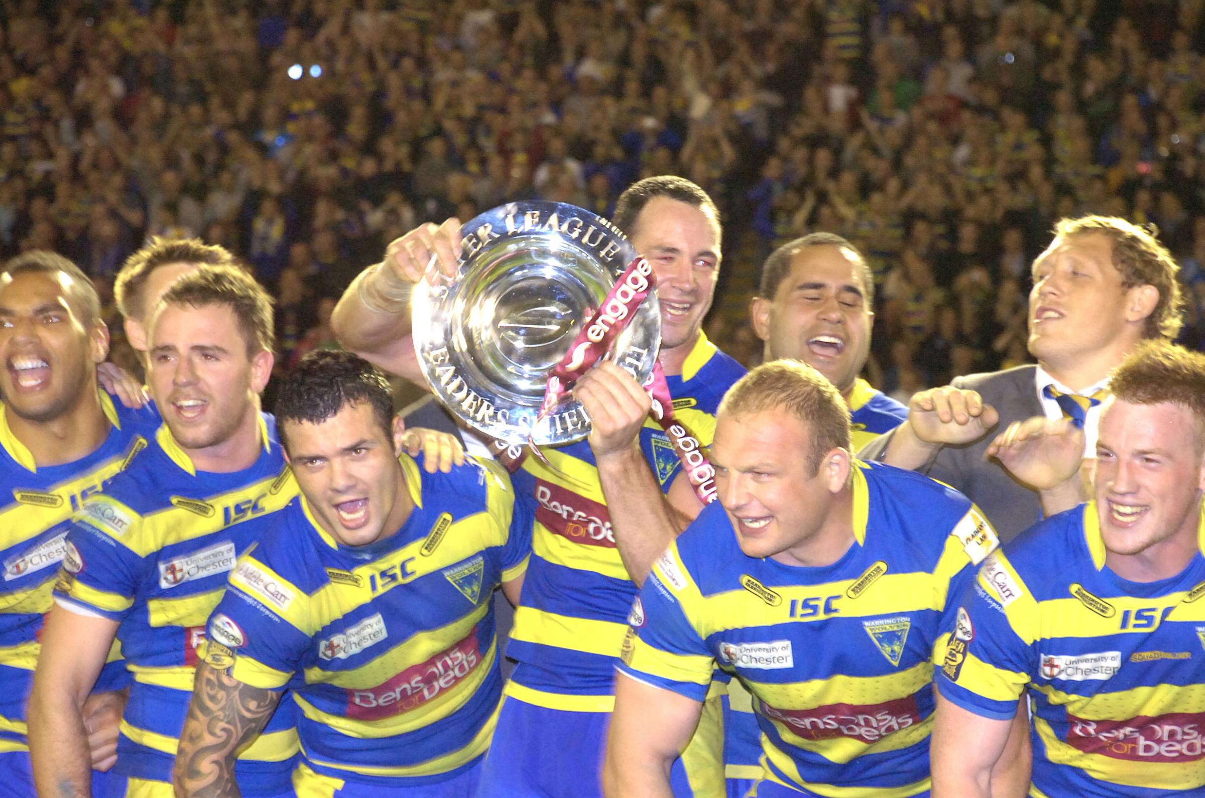n 2011 > Warrington Wolves win the League Leaders’ Shield for the first time in the Super League era