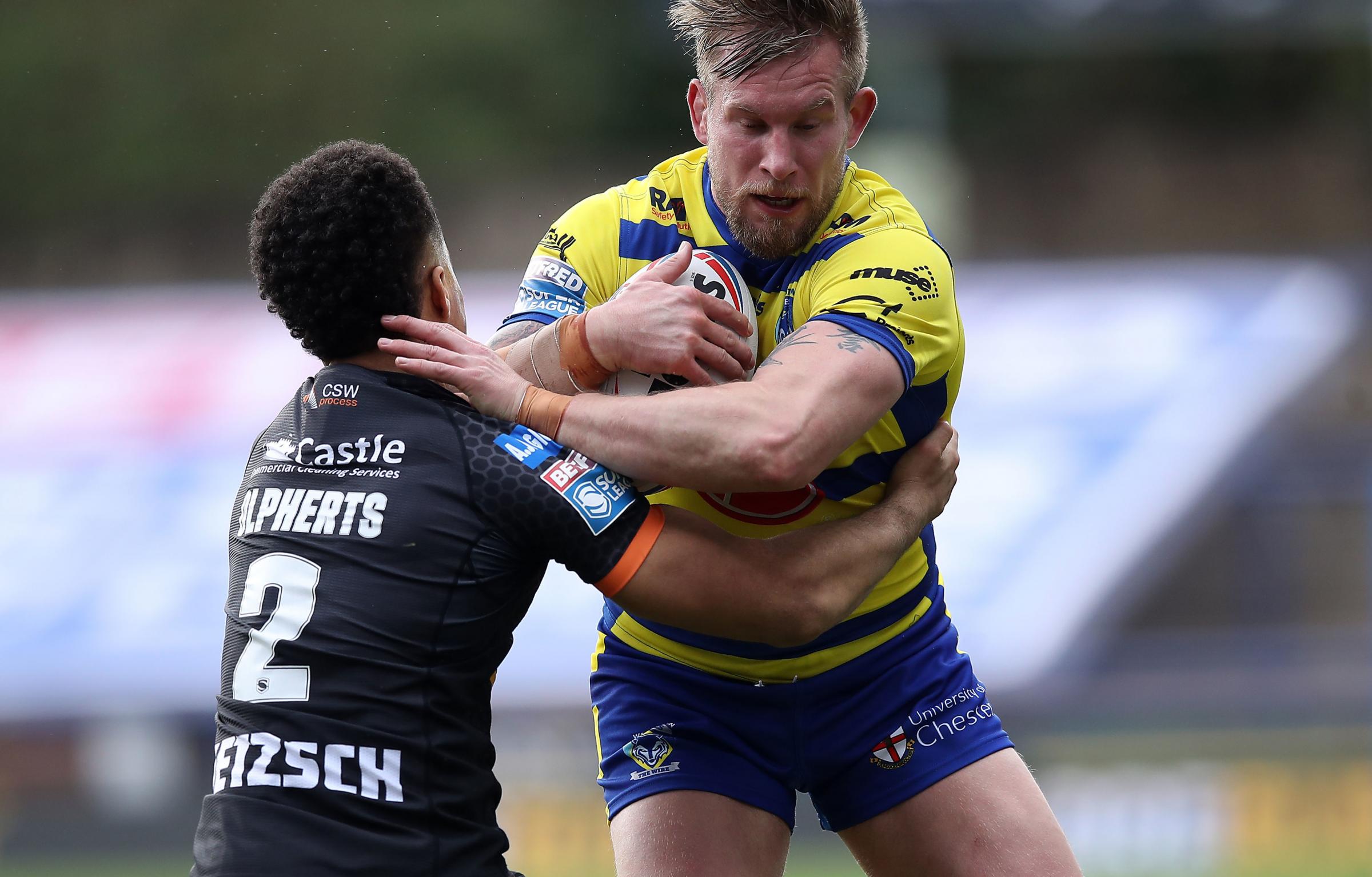 Cooper in action against Castleford on Sunday. Picture by PA Wire