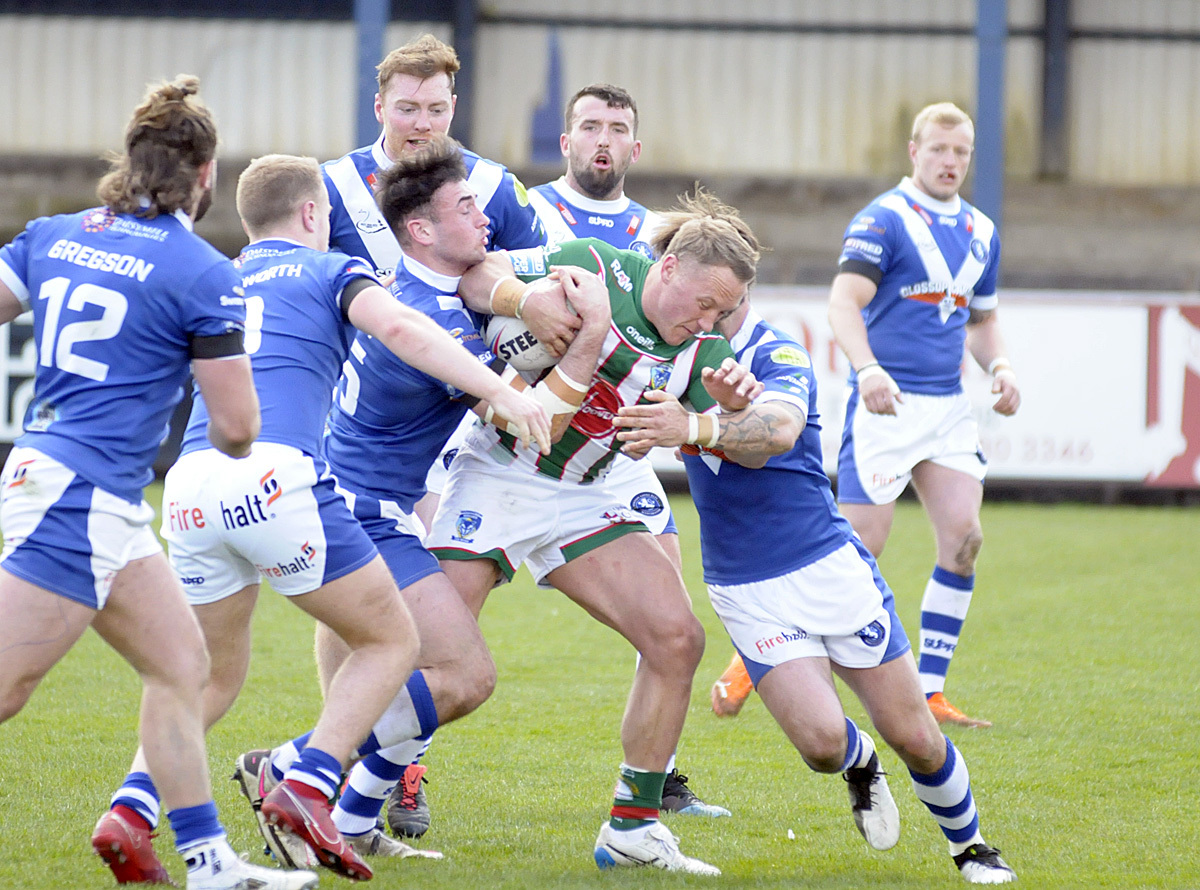 Jason Clark in action against Swinton earlier this year. Picture by Mike Boden