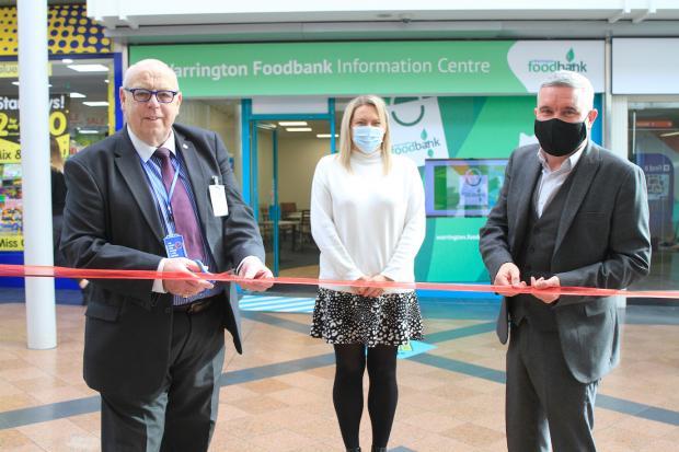 Warrington Foodbank opened a new outlet in Golden Square Shopping Centre in October last year