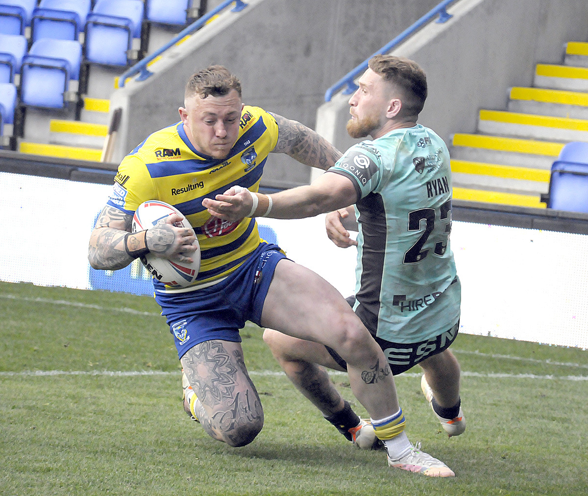 Charnleys other two tries this season came against Hull KR. Picture by Mike Boden