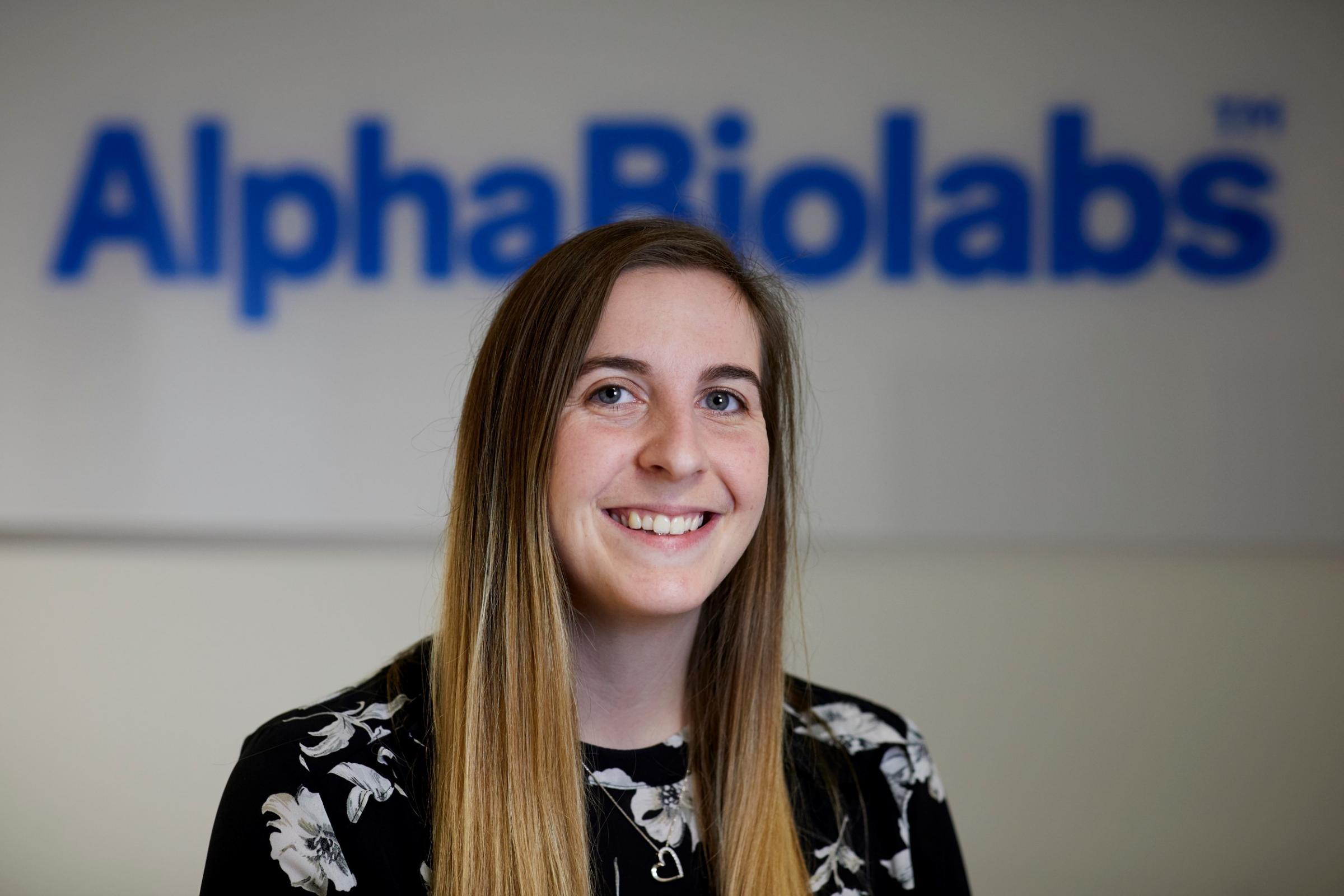 Rachel Davenport, director of AlphaBiolabs