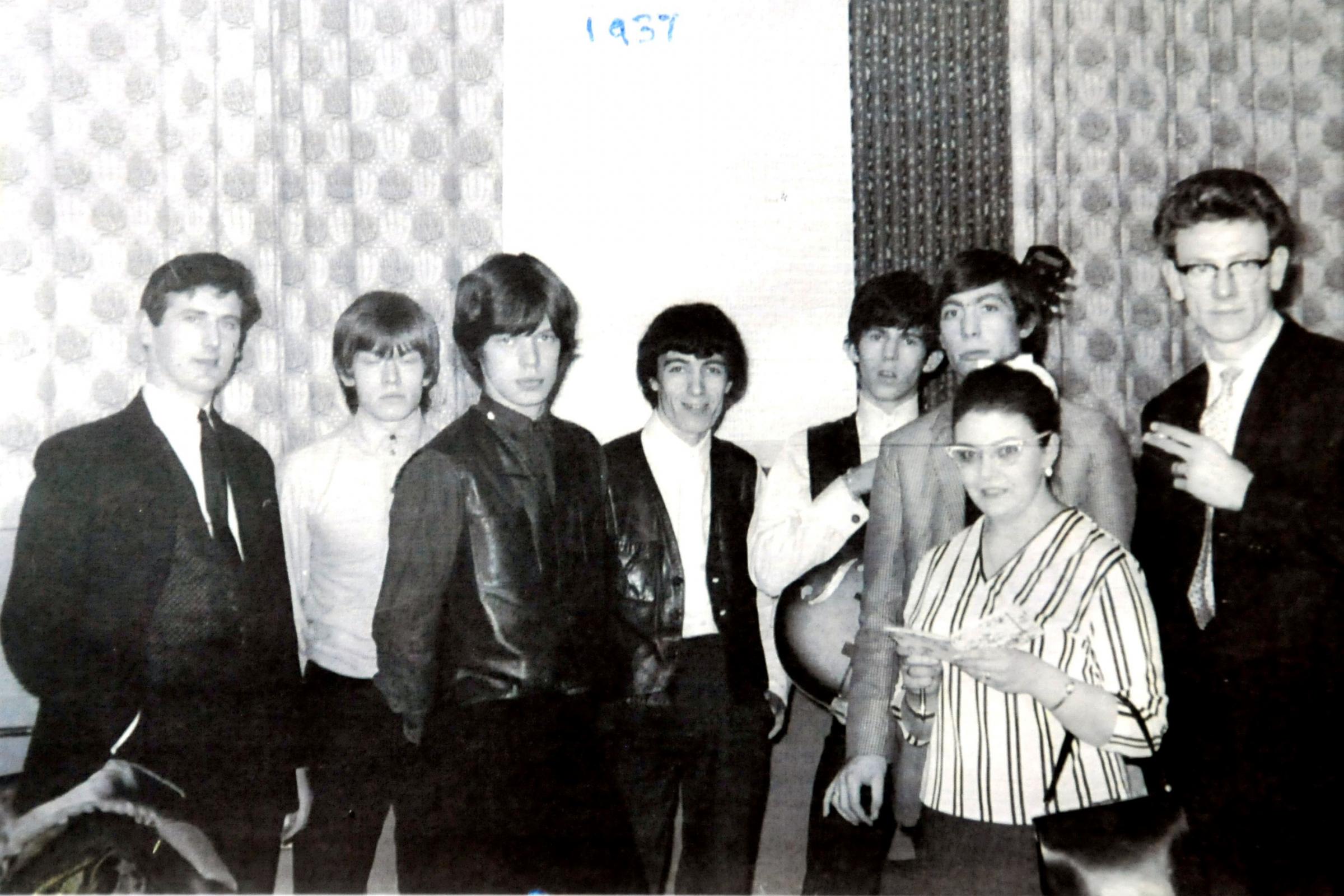 Chris Culleton with the Rolling Stones