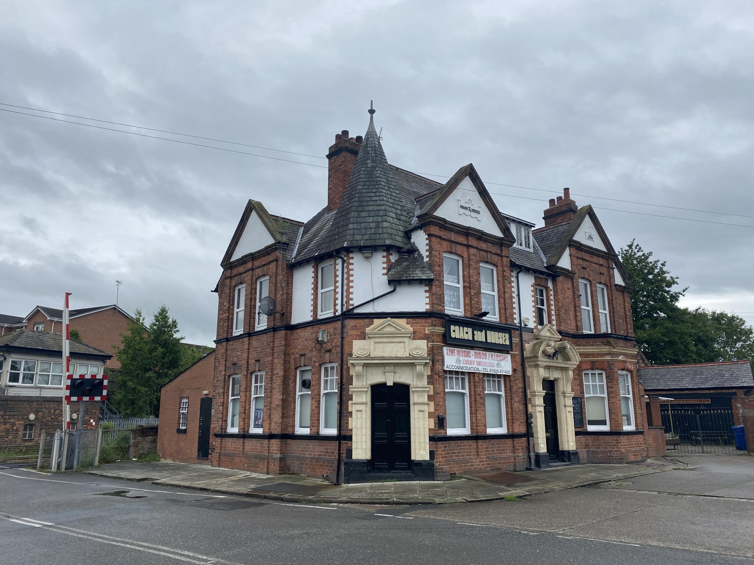 The Coach and Horses pub in Sankey Bridges has been listed for sale