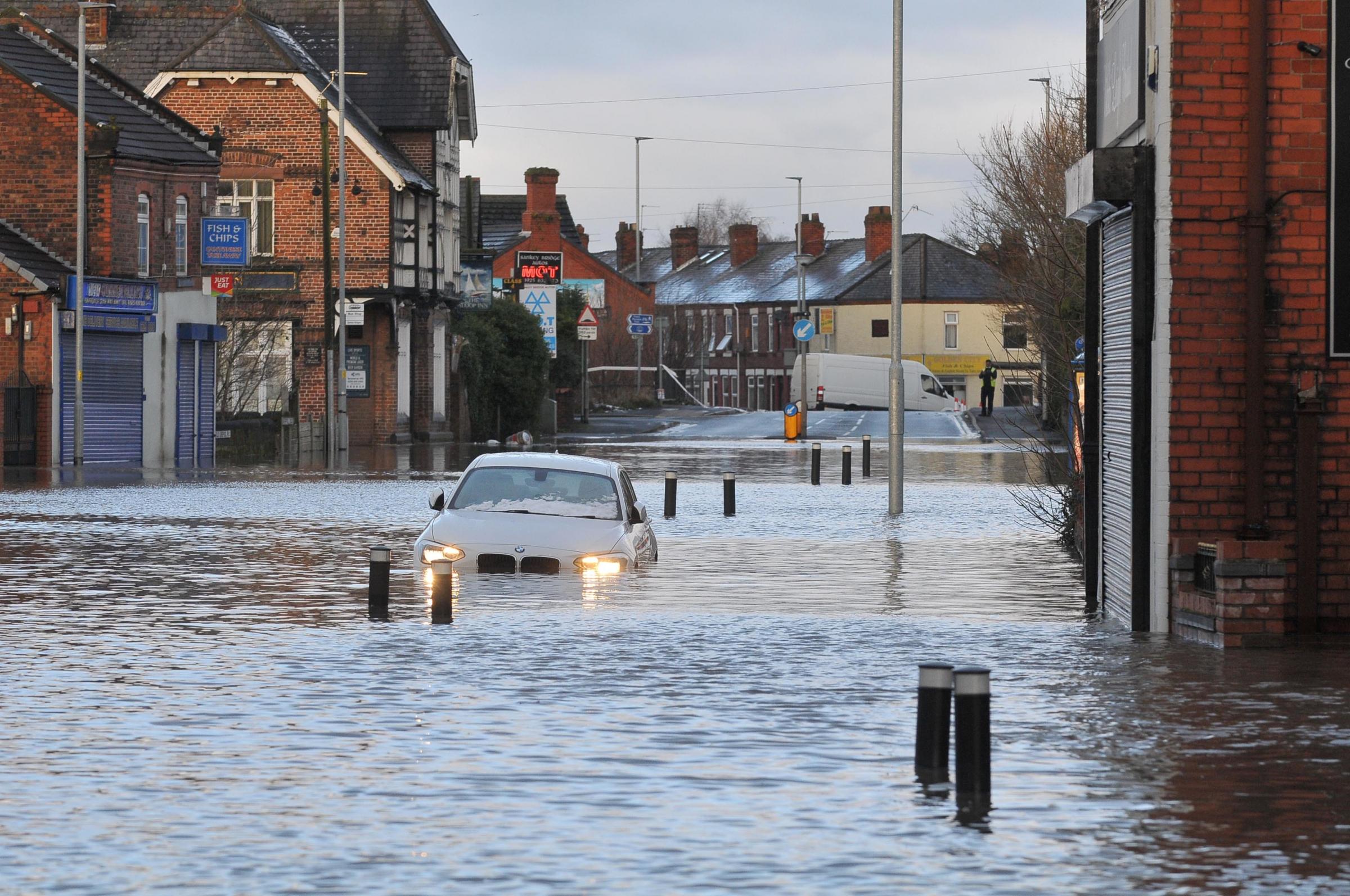 Warrington was hit with severe flooding in January this year (Image: Dave Gillespie)