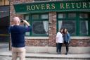 Fans outside Rovers Return (Continuum Attractions/Coronation Street The Tour)