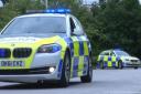 A police motorway patrol caught two motorists driving in the wrong direction along the hard shoulder of the M6 in Cheshire