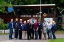 Members of the Amazon Warrington team meet volunteers and veterans from RAF Burtonwood Heritage Centre