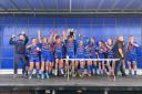 Crosfields' under 12s celebrate winning the Lancashire Cup