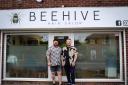 Chris Whitfield and Mike Houghton at Beehive Hair Salon