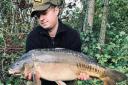 Andy Burrows with his Grey Mist mirror carp