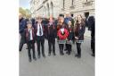 Former pupils of St Wilfrid's were given the chance to lay reefs at WFA Remembrance Day Parade held in London on Friday, November 11.
