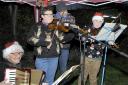 Christmas lights switched on at Padgate secret garden - despite the rain