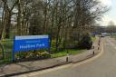 Mental health support staff at Hollins Park Hospital could be moved into a Portakabin for up to five years, a planning application says