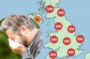 The Met Office is warning against high UV levels and very high pollen counts in the north west