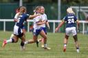 Action from Wire's Betfred Women's Super League defeat to Leeds