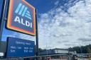 Aldi in North Warrington, looking close to completion