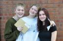 Pictured: A-Level students, Grace Unsworth, Sophie Smith, Anya Grieve
