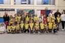 A theatre company visited a Brownies group in Culcheth and treated them to a dance workshop