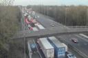 Traffic on the M6 this afternoon