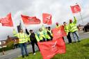 Unite workers are striking in Warrington, causing disruption to bin collections