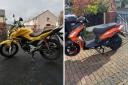 The stolen motorbikes