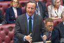 Video grab of Foreign Secretary Lord David Cameron speaking during his first monthly question time in the House of Lords (House of Lords/UK Parliament/PA)