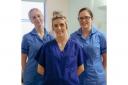 The proud team at Warrington Hospital