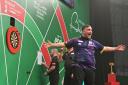 Luke Littler shows his delight with nine-dart finish in quarter-final win against Nathan Aspinall