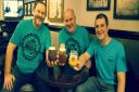 Knutsford Beer Festival team, from left,  Kevin Jardine, Colin Kemshead and David Morgan