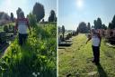 Cllr Patel had raised concerns about grass not being cut at the cemetery