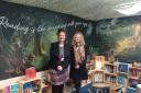 The new library at Hallwood Park Primary School