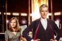Jenna Coleman and Peter Capaldi star in Doctor Who. Picture courtesy of PA Photo/BBC/Ray Burmiston