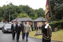 Standard bearers also attended to give Michael Whelan a fitting send-off (Images: Mike Boden)