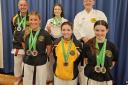 The Woolston Karate Club team that competed in Dublin