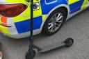Police crack down  on the illegal  use of e-scooters