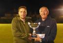 Larry Wells and John Brown contested the final of the Padgate Floodlit bowls competition