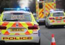 One person was taken to hospital after a crash on the M56