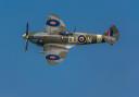 A Spitfire was spotted in the sky above the north west on Saturday