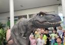 Dinosaurs took over at Birchwood Shopping Centre last week