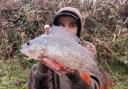 One of three magnificent perch caught by Warrington Anglers' Association bailiff Michael White