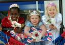 Royal picnic princesses at callands Surestart, Daoha Anosike, Kitty Ivins, and Evie Gillespie