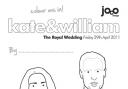 Download the Kate and William picture to colour in