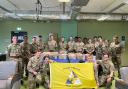 Soldiers from The Royal Artillery received care packages sent by Fairfield mum, Debi Morris